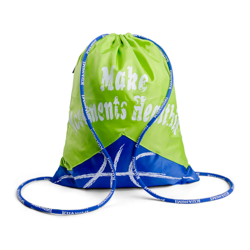 狂迷训练束口抽绳篮球包荧光绿儿童运动背包 荧光绿