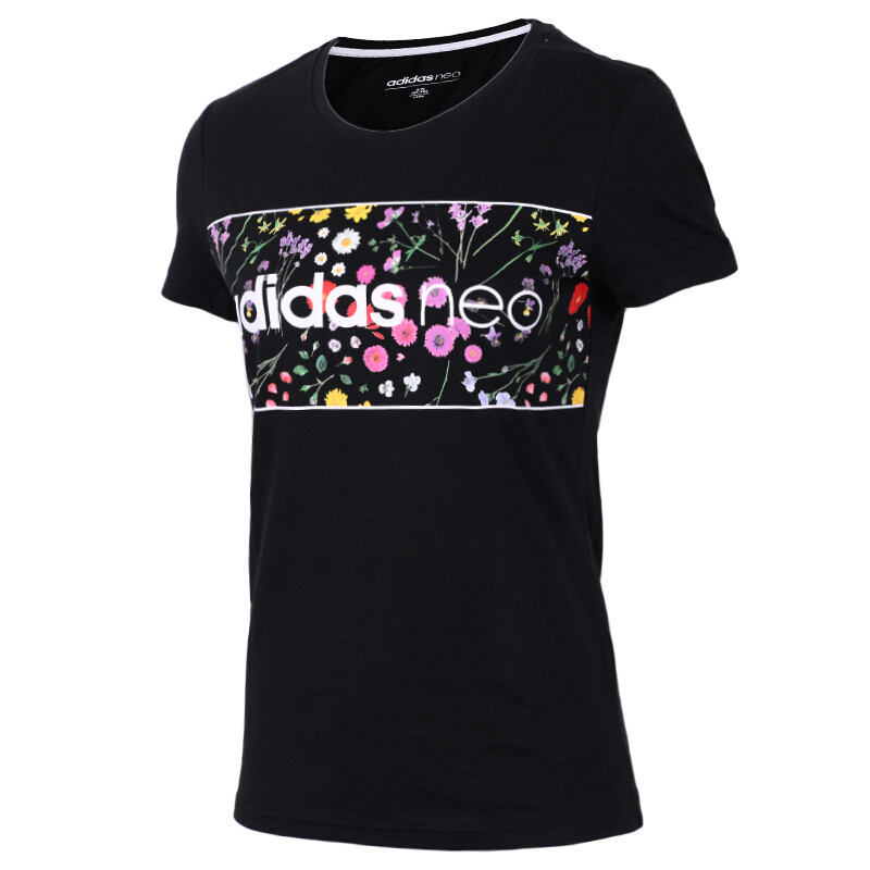 adidas阿迪达斯 NEO 2018年夏季女子运动休闲短袖T恤 CV9240 CV9240 XS