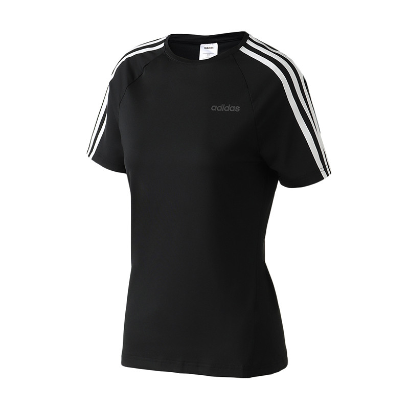 阿迪达斯女服短袖T恤综合训练跑步健身运动服EH8722 XXL EH8722黑色