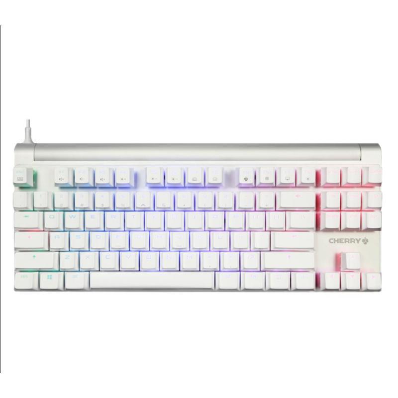樱桃（CHERRY）MX Board 8.0 G80-3888HXAEU-0 RGB 背光 游戏机械键盘 白色茶轴