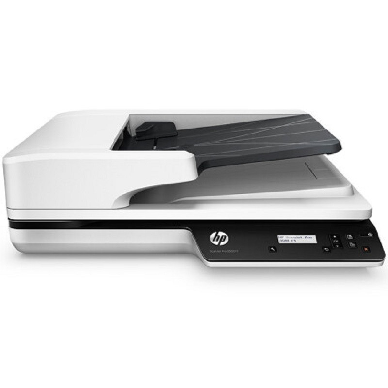 惠普（HP）3500f1（25页/分钟）双面高清平板式高速溃纸式扫描仪