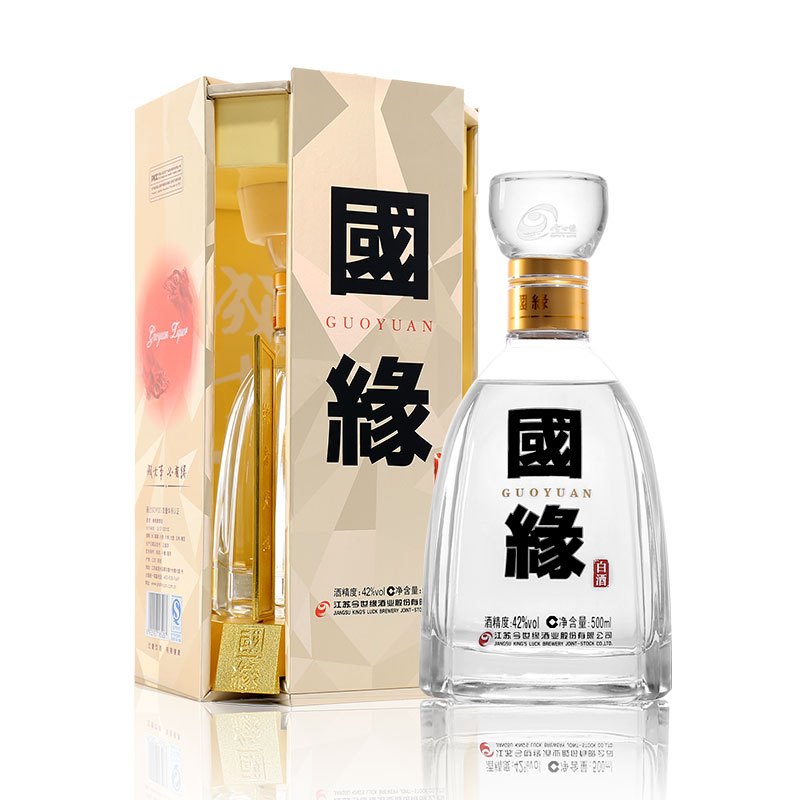 今世缘 白酒 国缘四开 幽雅醇厚型 42度 500ml/瓶 单瓶 企业团购专拍