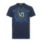 Versace Jeans 范思哲 男士虎头图案棉质圆领T恤衫 B3GTA76D 36610 238-深蓝色 XXL
