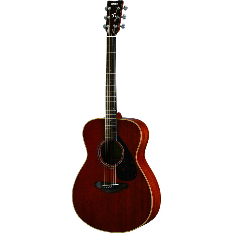 雅马哈自营(YAMAHA)FS850全桃花心木单板民谣木吉他40寸指弹 原木色
