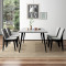 木月北欧长餐桌现代简约实木小户型饭桌方桌台家用餐桌椅组合家具 1.2米单餐桌