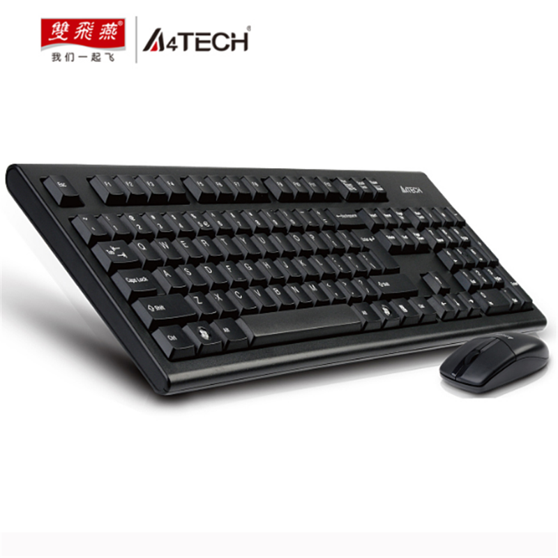 双飞燕无线键鼠套装3100N无线键盘鼠标套装台式机电脑键盘笔记本鼠标办公家用