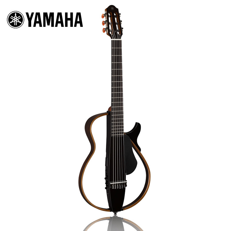 雅马哈(YAMAHA)吉他SLG200S/古典SLG200N 便携电箱琴SLG200 N TBL黑色古典 黑色