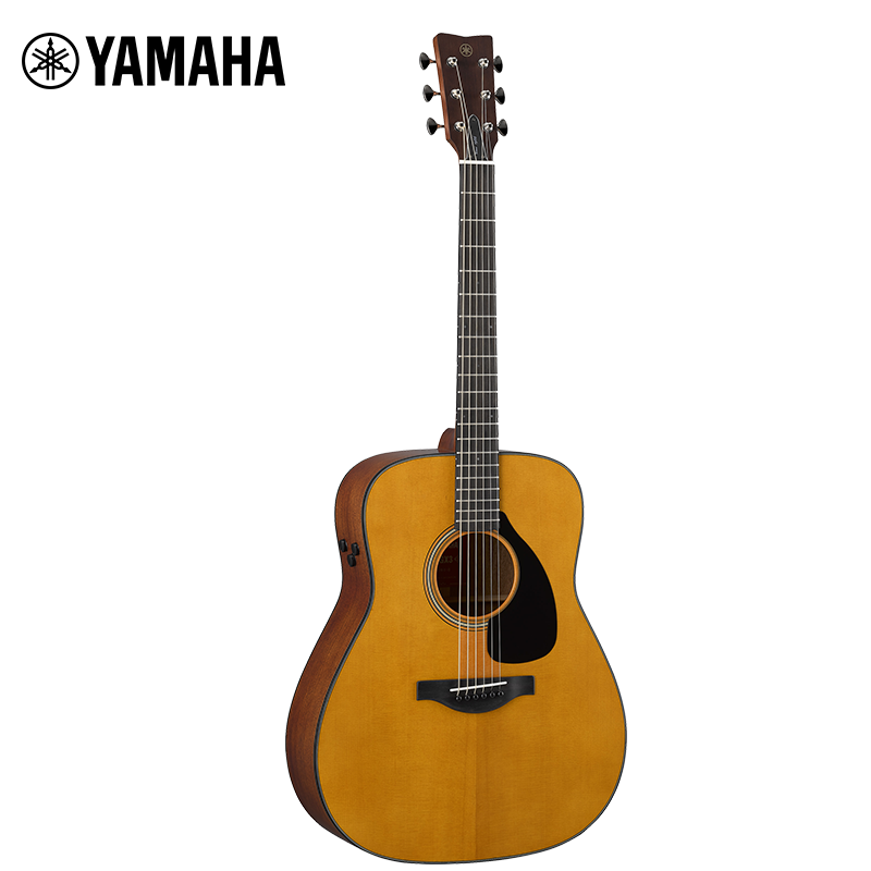 雅马哈（YAMAHA）全单板红标系列FGX3 电箱吉他木吉他41英寸哑光原木色全新款 原木色