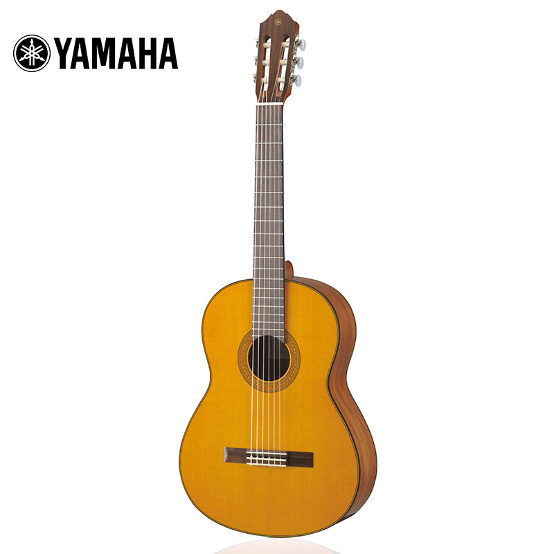 YAMAHA雅马哈吉他CG142C亮光单板古典吉他初学者吉它雪松面板39英寸考级进阶