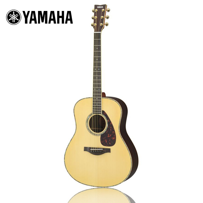 YAMAHA雅马哈吉他LL16/LS16/LJ16全单电箱吉他演奏升级亮光jita 40/41英寸