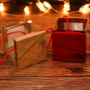 圣诞节手提小礼品平安夜平安果包装盒PVC盒子创意苹果盒糖果 PVC印花六边形款一12只_410