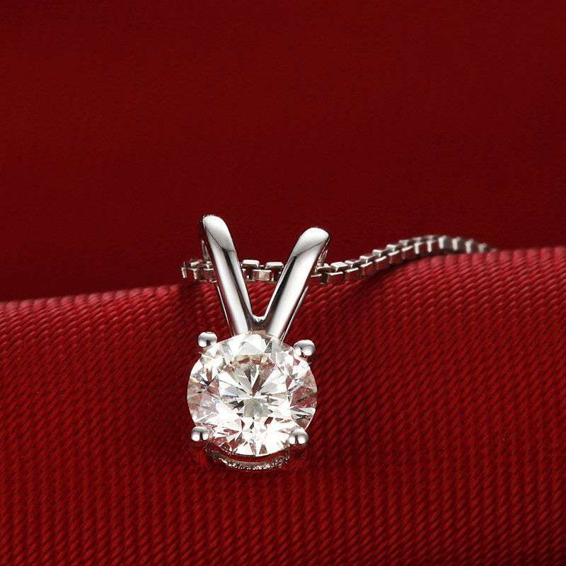 珂兰钻石爱恋18K金30分钻石吊坠