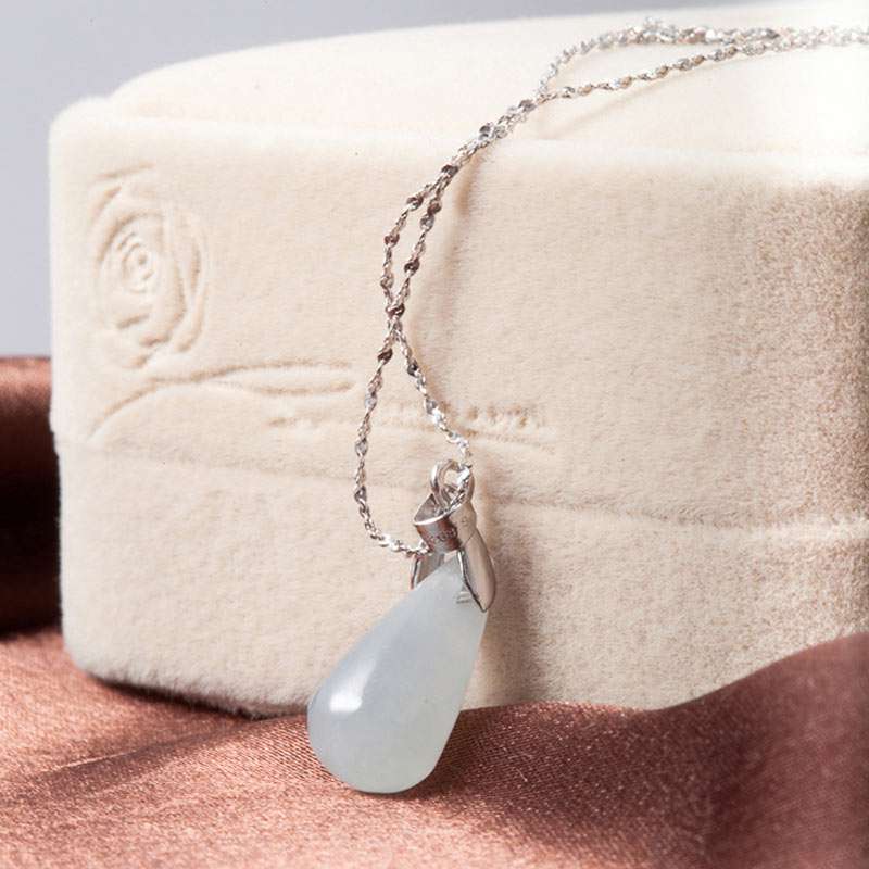 诺曼诺兰天然翡翠A货吊坠爱情水【报价、价格