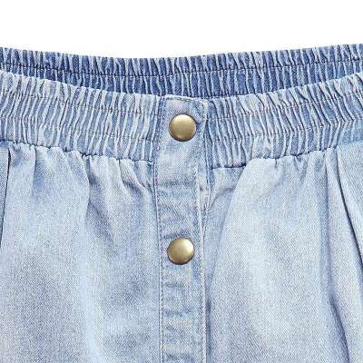 VANCL凡客诚品 简约洗水牛仔裙女款VJ014 浅