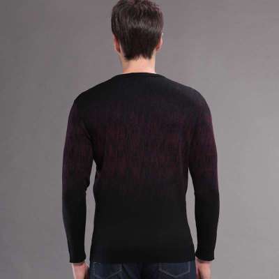 牌 男装商务休闲提花针织羊毛衫E99Y601113 