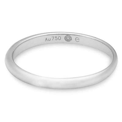CEMNI千年珠宝 简约<em>Au750钻石女戒</em>0220465