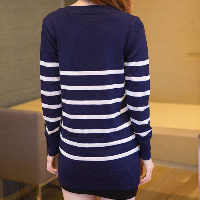 内慧 2013新款 女式开衫长款长袖毛衣针织衫 S