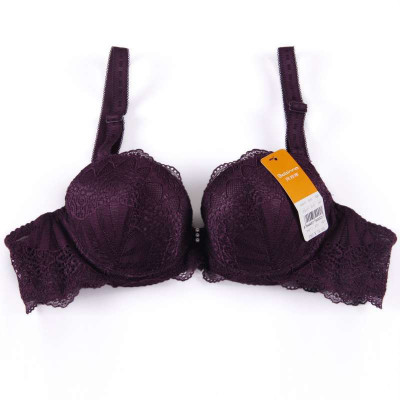 贝婷娜 沁心花园系列承托拢胸<em>文胸</em>84277 紫色