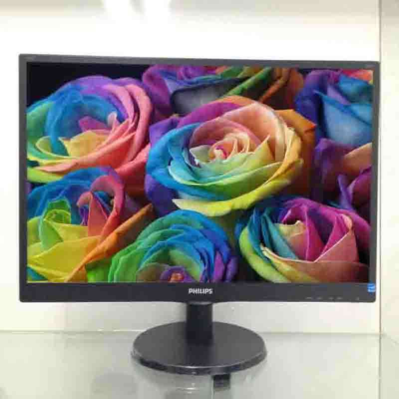 飞利浦243v5qsb 23.6英寸tn屏窄边框液晶显示