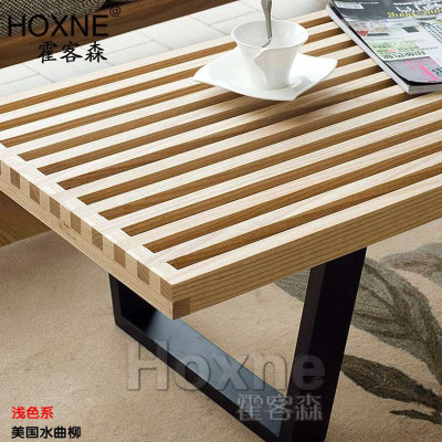 霍客森 Nelson Bench 纳米尼亚长木凳 实木电视