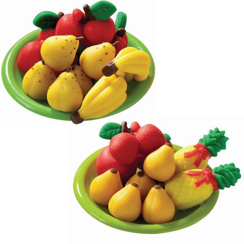 艺智宝彩泥 新鲜的水果 安全无毒 3d橡皮泥儿童益智玩具 套装带模具