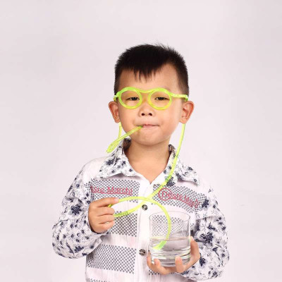 72016双童眼镜创新吸管 一次性儿童趣味造型