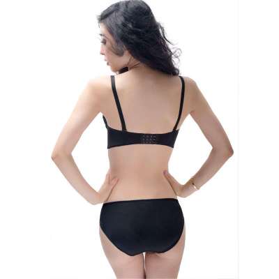 rubeh小胸平胸aa杯豹纹<em>胸罩</em>超聚拢性感<em>文胸</em>套