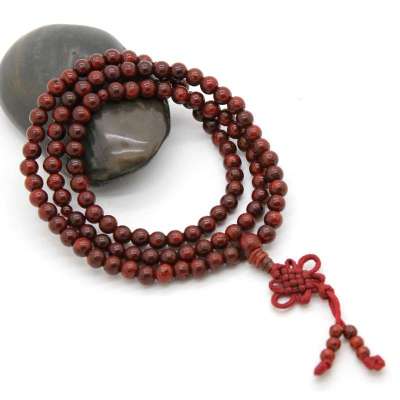 苏茜 润玉108颗星月菩提佛珠手链项链6mm【