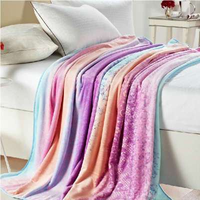 迪家纺 珊瑚绒毛毯 法兰绒 柔软舒适保暖床单毯