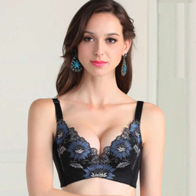 流氓皮 佳期如梦聚拢黑色<em>文胸</em> 黑色 <em>80B</em>【报价