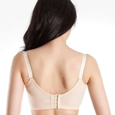 微纤诺无<em>钢圈</em>全罩杯薄款美体<em>文胸</em> <em>适合</em>丰满胸