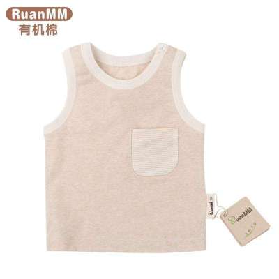 RuanMM有机棉 婴儿衣服 纯棉 男女宝宝 儿童薄
