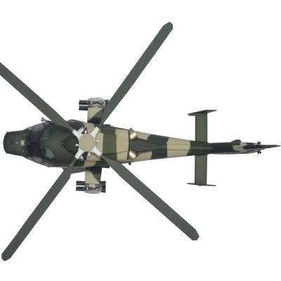 灵境军事模型 1:48中国直9 直九武装直升机模型