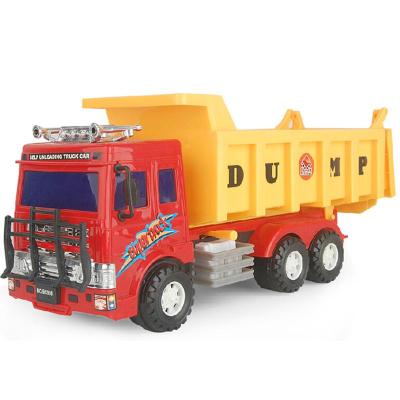 仁达玩具超大号儿童耐摔工程车惯性车钩机搅拌