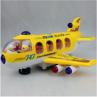 儿童电动玩具飞机 空中巴士 播音747大型客机