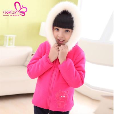2014新款<em>女童</em>秋<em>冬装外套</em>加厚儿童带帽<em>开衫</em>4-