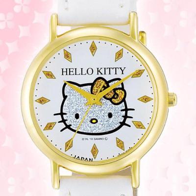 日本三丽鸥 SANRIO 凯蒂猫金猫系列手表 000