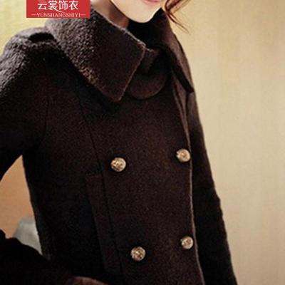 云裳饰衣2014秋冬新款<em>韩版中长款</em>大码女装毛
