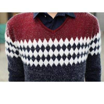 戈拉戈<em>2014男秋冬毛衣</em>中厚针织衫海马短毛毛