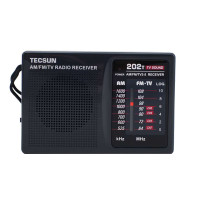 德生(Tecsun) R202T 袖珍式两波段电视伴音收音机