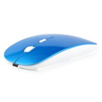 吉选(gesobyte) WM1001 可充电静音无线台式机笔记本电脑家用游戏商务办公鼠标 蓝色