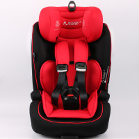 [苏宁自营]瑞贝乐(REEBABY)汽车儿童安全座椅ISOFIX接口 AUGUS968款(9个月-12岁) 红色