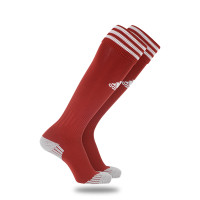 阿迪达斯袜子Adidas 足球袜 新款运动袜长筒袜X20990 校园红/白4042 L