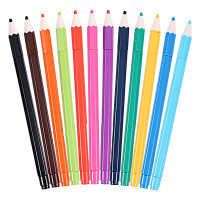 晨光(M&G)6705彩色中性笔 12色/盒 0.35mm 全针管中性笔 课堂标记笔 签字笔 彩色水笔笔 办公学习用品 12色
