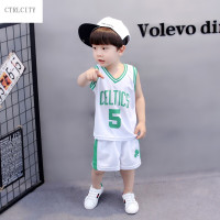 新款男童婴儿校服NBA背心儿童篮球服套装男