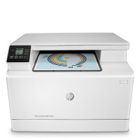 惠普HP M180N彩色激光一体机复印扫描A4商用网络办公打印机 替代176N