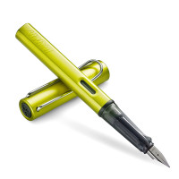 凌美(LAMY)Al-star恒星系列钢笔限量版电光绿色EF尖 电光绿色