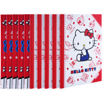 广博(GuangBo)KT81004 记事本5本16K/40张hello Kitty猫软抄本 日记本 笔记本子 缝线本 图案随机