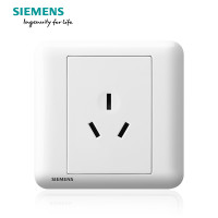 西门子(SIEMENS)开关插座 皓睿玉釉白系列16A三孔空调电源插座5UB01433NC01 玉釉白 16A三孔