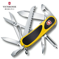 维氏（Victorinox）瑞士军刀 德莱蒙系列新生代2.4913.SC8 黄黑防滑握柄户外军刀